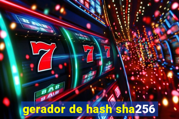 gerador de hash sha256